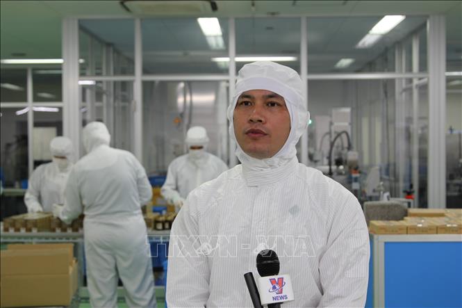 Ông Hoàng Đình Giang, Chủ tịch Yo Group, trả lời phỏng vấn TTXVN. Ảnh: Đào Thanh Tùng/Phóng viên TTXVN tại Nhật Bản