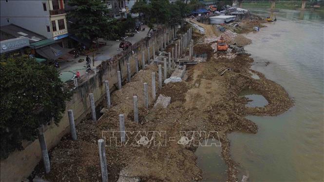 Dự án này có tổng mức đầu tư 100 tỷ đồng từ nguồn vốn ngân sách Trung ương. Ảnh: Vũ Sinh – TTXVN