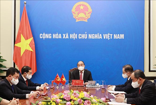 Chủ tịch nước Nguyễn Xuân Phúc điện đàm với Tổng Bí thư ...