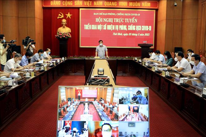 Photo: An overview of the online meeting. VNA Photo: Thế Duyệt