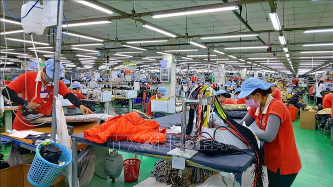 Trong ảnh: Cần Thơ đặt mục tiêu giai đoạn 2021 - 2025, bình quân mỗi năm chuyển dịch lao động nông nghiệp sang phi nông nghiệp khoảng 8.000 người. Ảnh: TTXVN