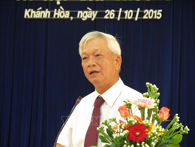 Nguyên Chủ tịch UBND tỉnh Khánh Hòa Nguyễn Chiến Thắng. Ảnh: Tiên Minh - TTXVN