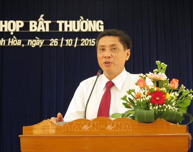 Nguyên Chủ tịch UBND tỉnh Khánh Hòa Lê Đức Vinh. Ảnh: Tiên Minh - TTXVN