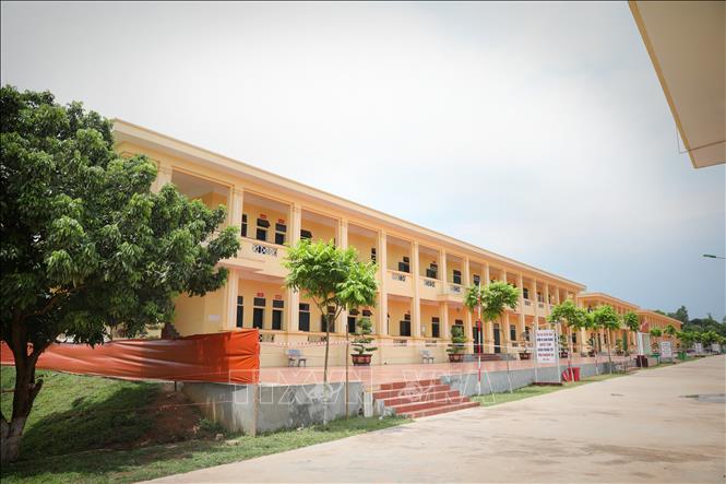 Trong ảnh: Khu doanh trại được nhường lại để làm khu cách ly. Ảnh: Danh Lam-TTXVN
