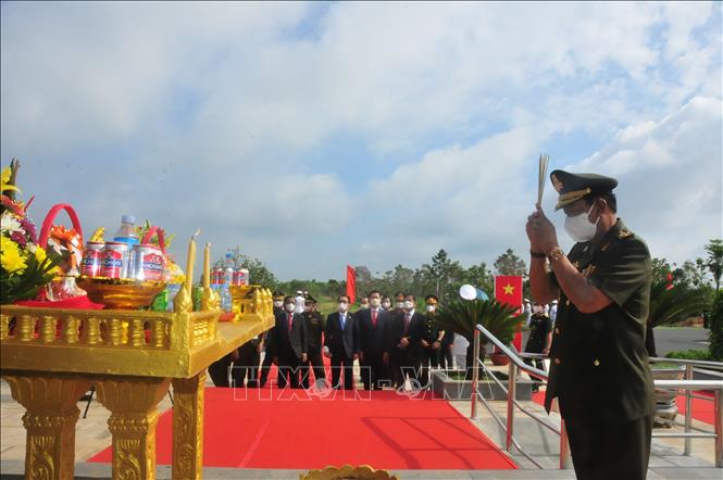 Trong ảnh: Những hoạt động trong ngày khánh thành cụm công trình. Ảnh: K GỬIH -TTXVN