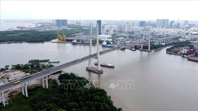 Cầu Phú Mỹ bắc qua sông Sài Gòn. Ảnh: Thanh Vũ – TTXVN