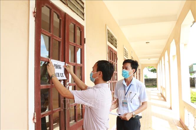 Photo: All preparations for the graduation exams are basically completed in the central province of Nghe An. VNA Photo