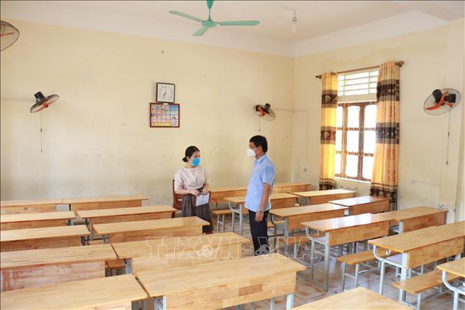 Photo: All preparations for the graduation exams are basically completed in the central province of Nghe An. VNA Photo