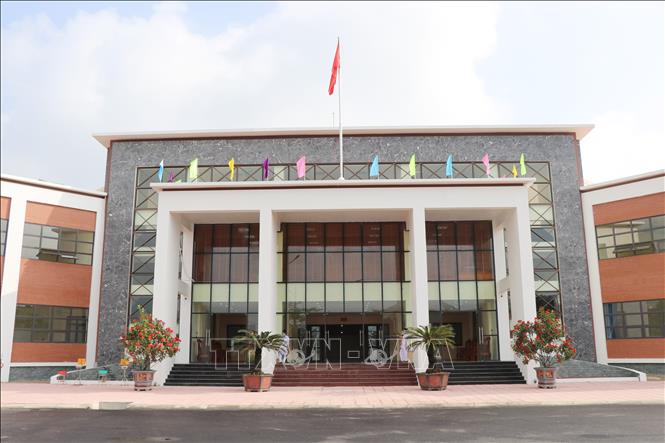 Trong ảnh: Trung tâm văn hóa các dân tộc huyện Đại Từ. Ảnh: Hoàng Nguyên - TTXVN