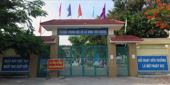 Trong ảnh: Khu cách ly tại trường THCS Đinh Tiên Hoàng (Phú Yên). Ảnh: Xuân Triệu - TTXVN                               