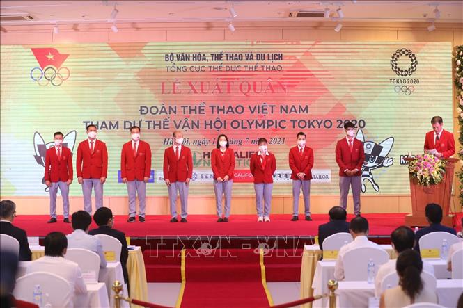 Trong ảnh: Quang cảnh Lễ xuất quân. Ảnh: Minh Quyết - TTXVN