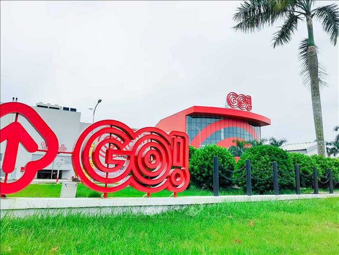 Siêu thị GO! Cần Thơ tạm ngưng hoạt động từ ngày 23/7/2021 để khử trùng và làm các công tác y tế khác liên quan đến phòng, chống dịch COVID-19. Ảnh: Thanh Liêm - TTXVN