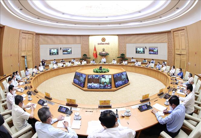Thủ tướng Phạm Minh Chính họp trực tuyến với 19 tỉnh ...