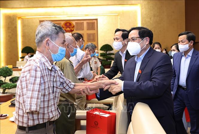 Thủ tướng Phạm Minh Chính gặp mặt đại biểu Người có công ...