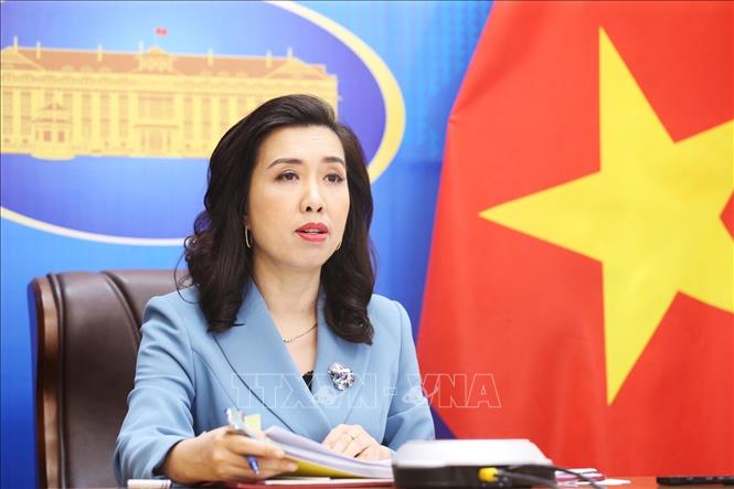 Người Phát ngôn Bộ Ngoại giao Lê Thị Thu Hằng. Ảnh: TTXVN