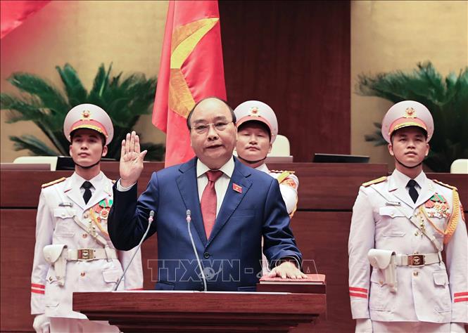 Nguyen Xuan Phuc Re Elected As President Vna Photos Vietnam News Agency Vna 