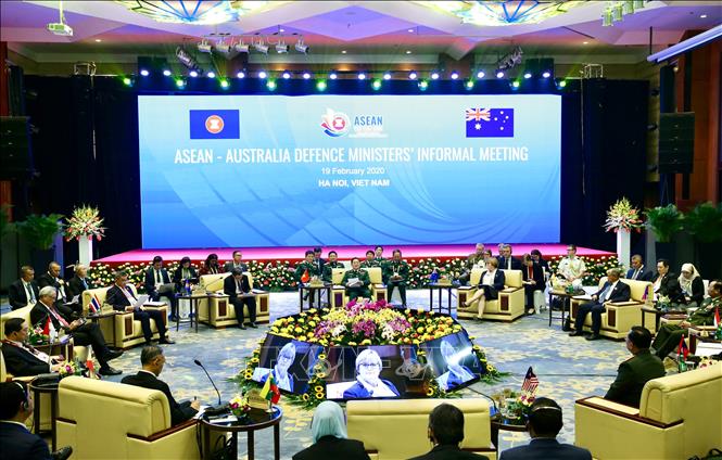 Trong ảnh: Quang cảnh cuộc gặp không chính thức Bộ trưởng Quốc phòng ASEAN-Australia (19/2/2020). Ảnh: Dương Giang - TTXVN