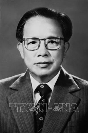 Trong ảnh: Chân dung đồng chí Lê Quang Đạo (1982). Ảnh: TTXVN