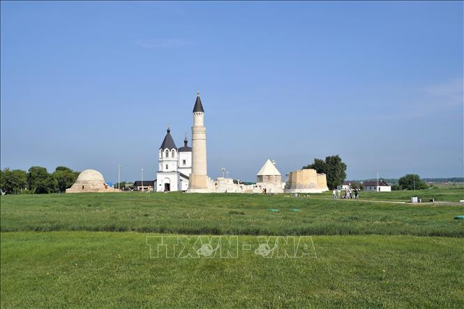 Di sản thế giới - thành phố cổ Bulgar nằm cách Kazan 140km, từng là thủ đô giàu có của Vương quốc Bulgar trên sông Volga, sau này là đế quốc Orda Vàng hùng mạnh. Ảnh: Duy Trinh - Pv TTXVN tại LB Nga