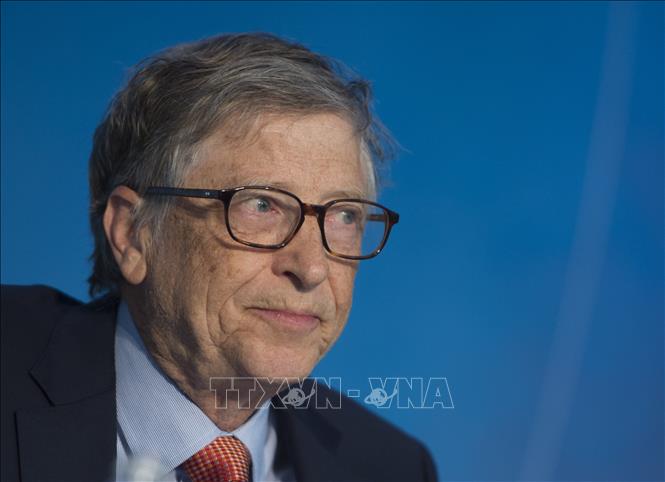 Trong ảnh (tư liệu): Tỷ phú Bill Gates, nhà đồng sáng lập Tập đoàn Microsoft, dự một sự kiện ở Washington, DC, Mỹ, ngày 21/4/2018. Ảnh: AFP/TTXVN