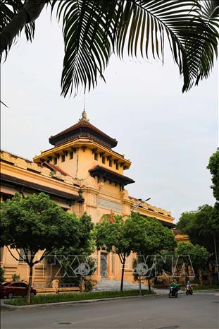 Trong ảnh: Đến ngày 16/09/2021, các trường thành viên và khoa trực thuộc của Đại học Quốc gia Hà Nội sẽ hoàn thành công bố điểm chuẩn kỳ thi Tuyển sinh Đại học Chính quy năm 2021. Ảnh: Thanh Tùng - TTXVN