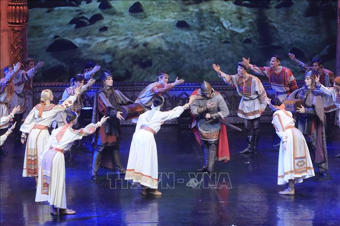 Trong ảnh: Bối cảnh khởi nguồn lịch sử nước Nga. Ảnh: Trần Hiếu - PV TTXVN tại Nga   