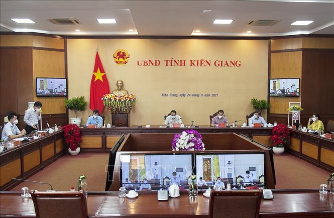Trong ảnh: Quang cảnh buổi làm việc. Ảnh: Hồng Đạt - TTXVN
