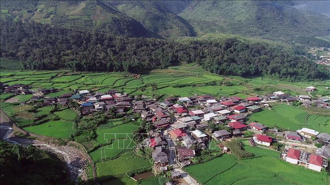 Trong ảnh: Một góc xã Ngọc Chiến, huyện Mường La, tỉnh Sơn La. Ảnh: Quang Quyết-TTXVN