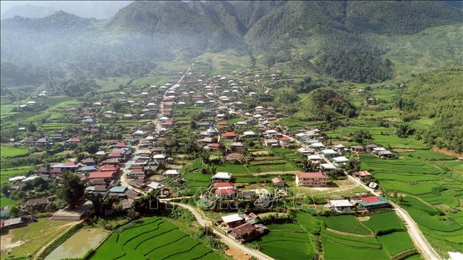 Trong ảnh: Một góc xã Ngọc Chiến, huyện Mường La, tỉnh Sơn La. Ảnh: Quang Quyết-TTXVN