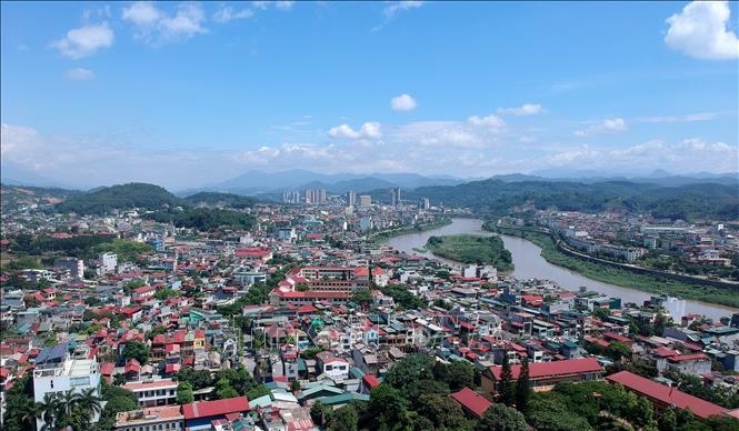 Trong ảnh: Thành phố Lào Cai ngày nay. Ảnh: Quốc Khánh - TTXVN