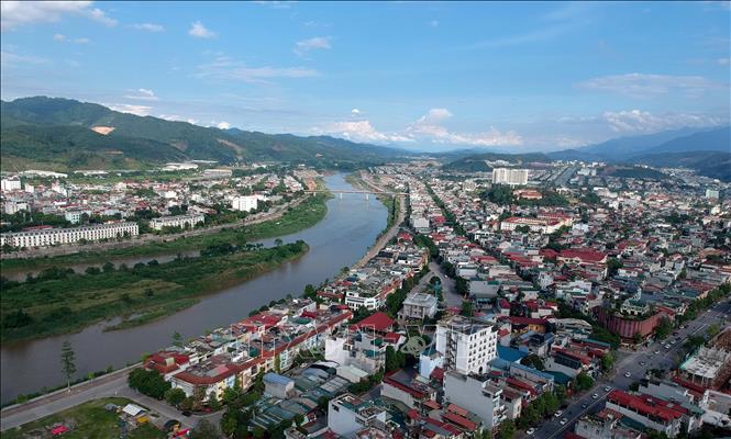 Trong ảnh: Thành phố Lào Cai ngày nay. Ảnh: Quốc Khánh - TTXVN