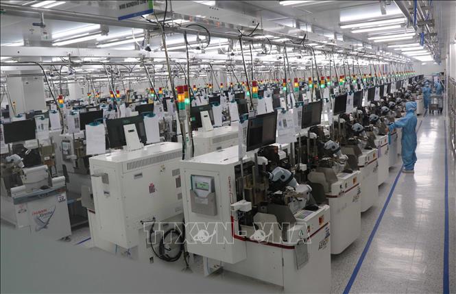 Photo: A plant of the ITM Semiconductor Vietnam Co. Ltd in VSIP industrial park in the northern province of Bac Ninh. VNA Photo: Thái Hùng

