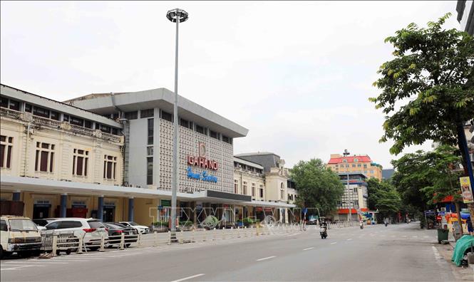 Ga Hà Nội là một trong những cơ sở đầu tiên được lực lượng ta tiếp quản từ quân Pháp, sáng 9/10/1954. Ảnh: Thanh Tùng - TTXVN