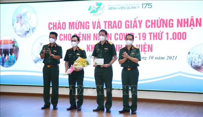 Trung tâm điều trị bệnh nhân Covid-19 của Bệnh viện Quân y 175 đến thời điểm này đã điều trị cho gần 2 nghìn bệnh nhân mức độ nặng và vừa, trong đó bệnh nhân nặng nguy kịch hơn 100 bệnh nhân. Ảnh: Hồng Pha - TTXVN phát
