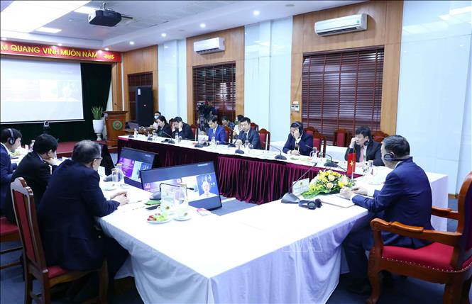 Photo: A view of the meeting. VNA Photo: Phạm Kiên