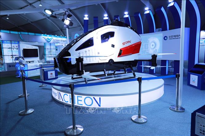 Thiết bị không người lái do Hàn Quốc tự sản xuất. Ảnh: Anh Nguyên, PV TTXVN tại Hàn Quốc