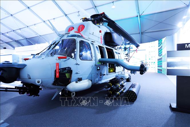 Máy bay trực thăng do Hàn Quốc phát triển. Ảnh: Anh Nguyên, PV TTXVN tại Hàn Quốc