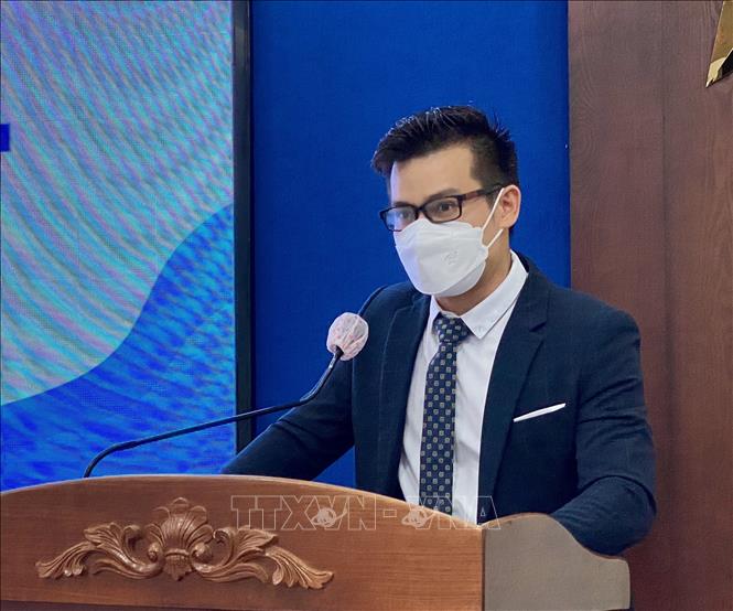 Trong ảnh: Ông Nguyễn Đức Hiền, Phó Viện trưởng SMENTOR, phát biểu tại lễ ký kết. Ảnh: Hồng Giang - TTXVN.