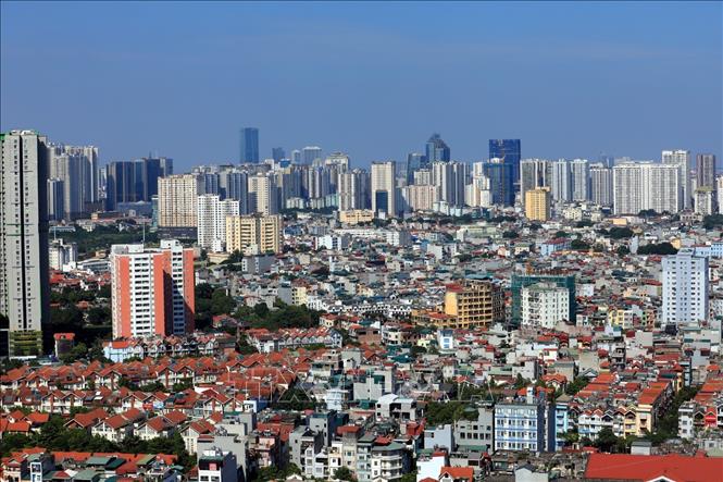 Trong ảnh: Các căn hộ hạng B được tập trung chú trọng trong thị trường bất động sản quý IV/2021. Ảnh: Tuấn Anh - TTXVN