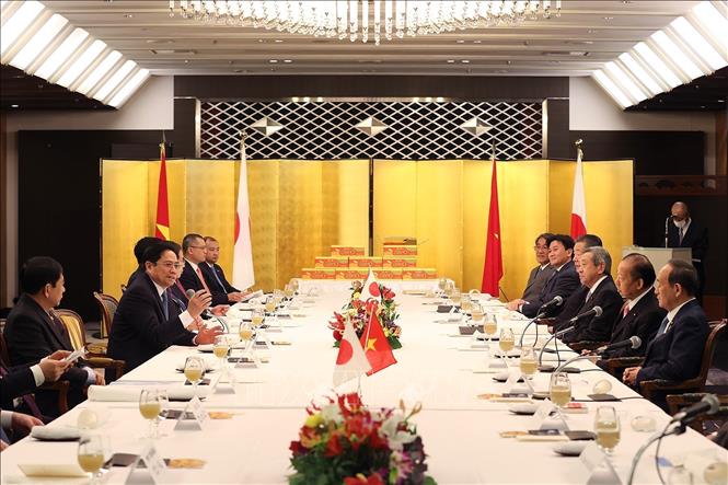 Photo: A view of the meeting. VNA Photo: Dương Giang