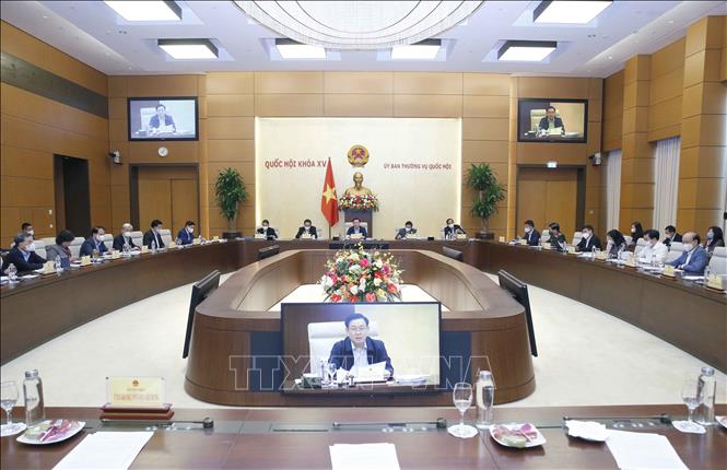 Quang cảnh buổi làm việc. Ảnh: Doãn Tấn - TTXVN