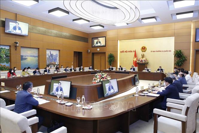 Quang cảnh buổi làm việc. Ảnh: Doãn Tấn - TTXVN
