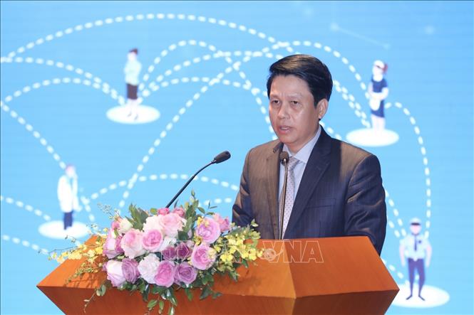 Trong ảnh: Ông Phạm Tiến Dũng, Phó Thống đốc Ngân hàng Nhà nước Việt Nam phát biểu. Ảnh: Minh Quyết - TTXVN