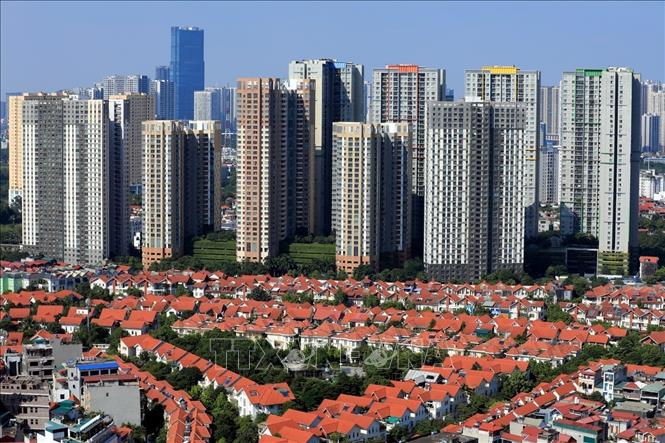 Photo: Hanoi develops 11 new social housing projects in the fourth quarter of 2021. VNA Photo: Tuấn Anh
