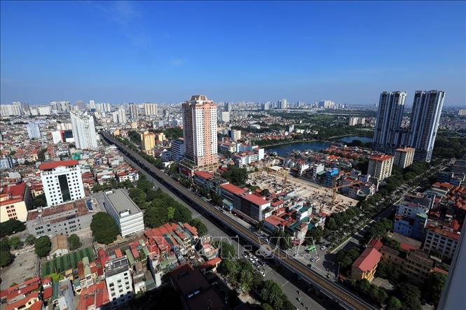 Photo: Hanoi develops 11 new social housing projects in the fourth quarter of 2021. VNA Photo: Tuấn Anh