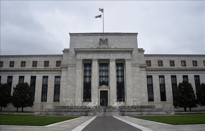 Trong ảnh: Trụ sở Ngân hàng Dự trữ Liên bang Mỹ (FED) tại Washington DC. Ảnh: AFP/TTXVN