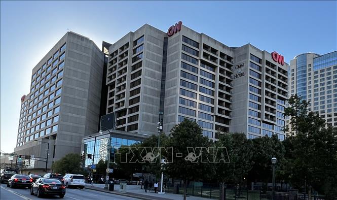 Trong ảnh: Trung tâm CNN tại Atlanta, Georgia, Mỹ. Ảnh: AFP/ TTXVN