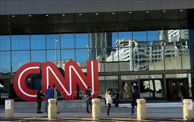 Trong ảnh: Trung tâm CNN tại Atlanta, Georgia, Mỹ. Ảnh: AFP/ TTXVN