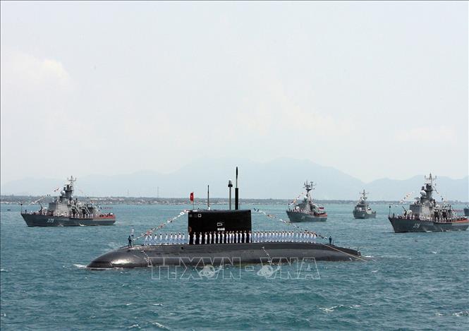 Quân chủng Hải quân Việt Nam với trang thiết bị hiện đại (Cam Ranh, Khánh Hòa). Ảnh: Nguyễn Khang-TTXVN