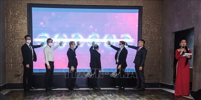 Trong ảnh: Lễ ra mắt Cộng đồng kết nối doanh nghiệp Việt Nam tại tỉnh Bình Dương. Ảnh: Huyền Trang-TTXVN